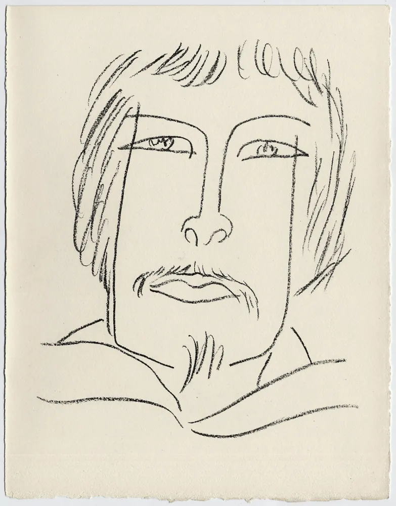リトグラフ Matisse - Portrait d'homme esquimau n° 7. 1947 (Pour Une Fête en Cimmérie)