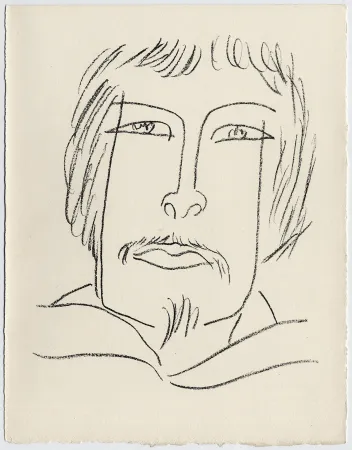 リトグラフ Matisse - Portrait d'homme esquimau n° 7. 1947 (Pour Une Fête en Cimmérie)