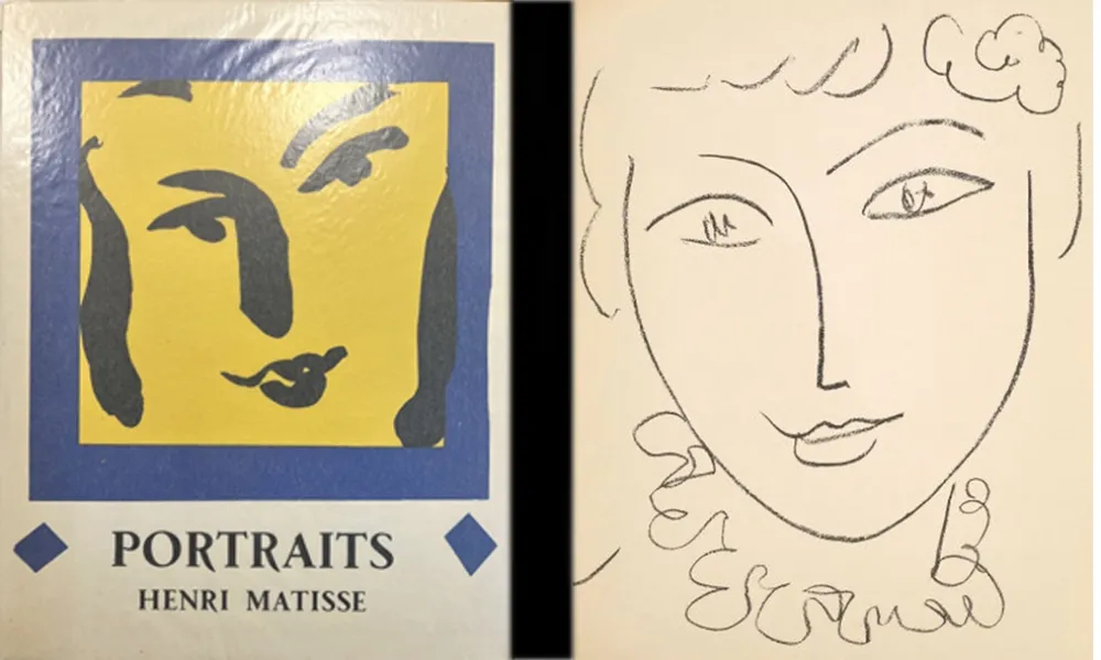 リトグラフ Matisse - PORTRAITS Avec 