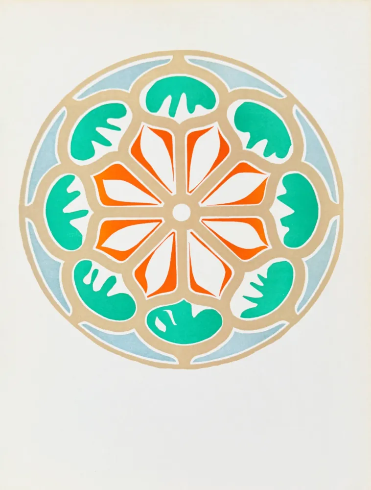 リトグラフ Matisse - Rosace