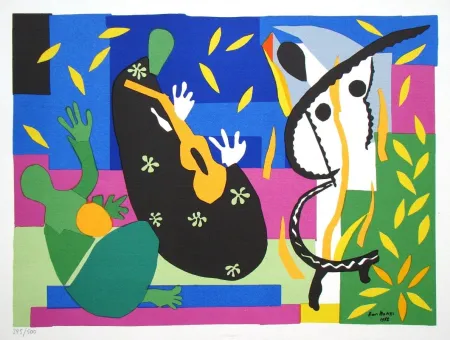 リトグラフ Matisse - Tristesse du Roi