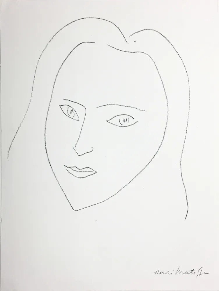 リトグラフ Matisse - VISAGE (1943)
