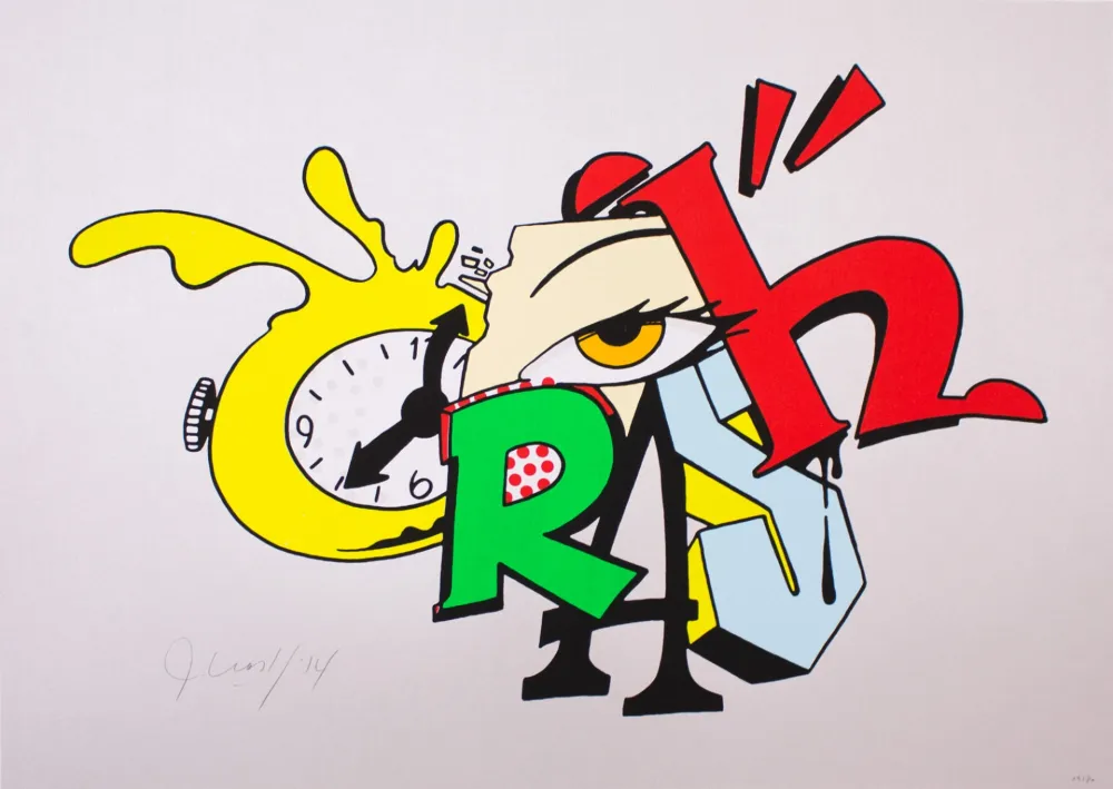 シルクスクリーン Matos - Clock 2