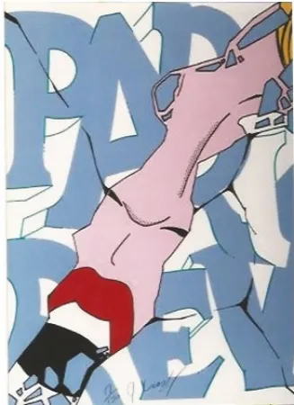 シルクスクリーン Matos - Paris Review (Scream)