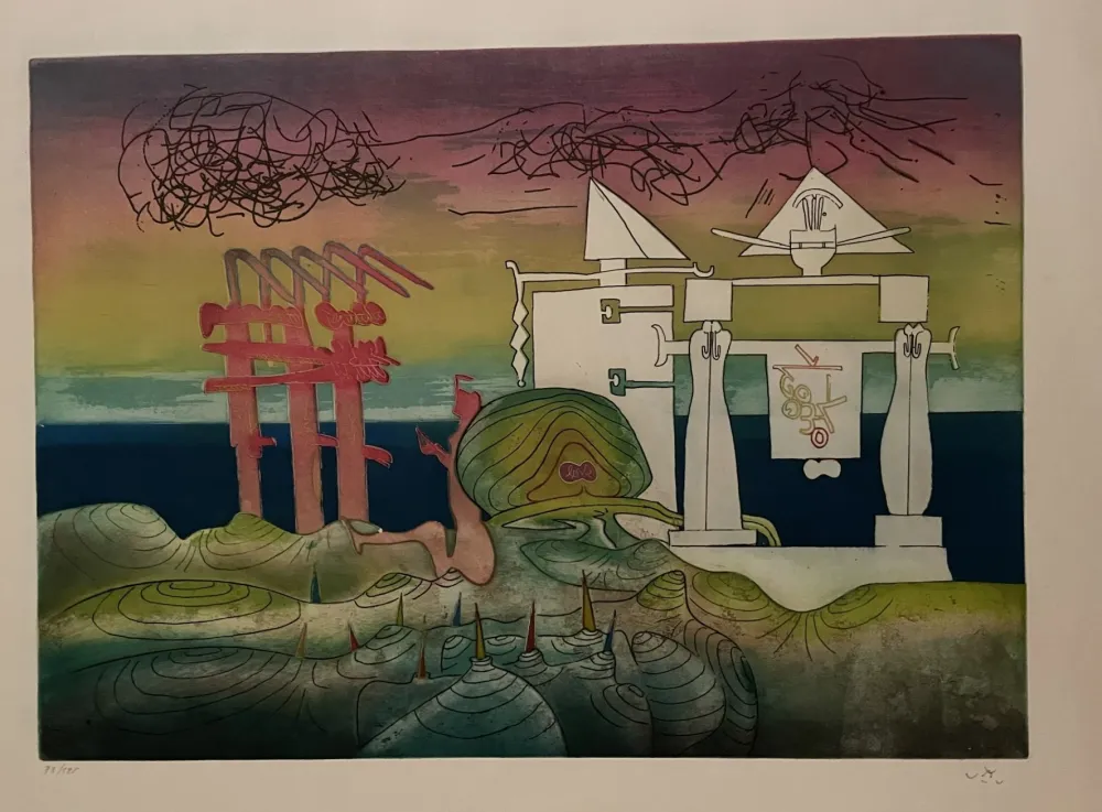 エッチングと　アクチアント Matta - 8 PM from L'Arc obscur des heures