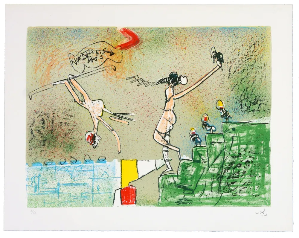 リトグラフ Matta - All Cosmicstrippers IX