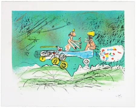 リトグラフ Matta - All Cosmicstrippers VI