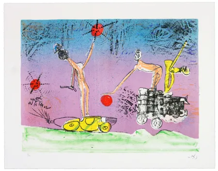 リトグラフ Matta - All Cosmicstrippers VII