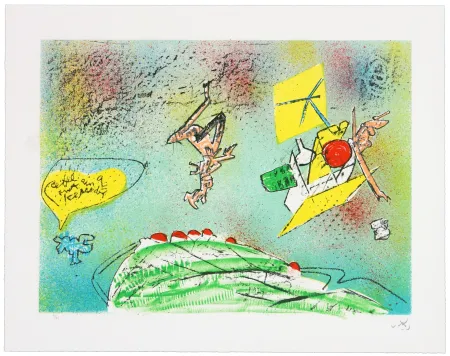 リトグラフ Matta - All Cosmicstrippers VIII