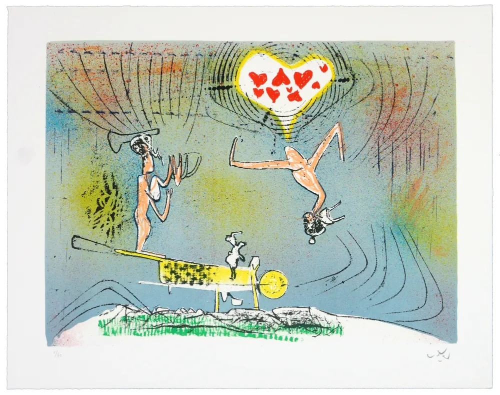 リトグラフ Matta - All Cosmicstrippers XI