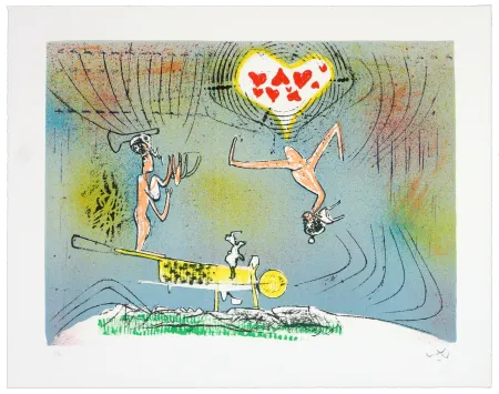 リトグラフ Matta - All Cosmicstrippers XI