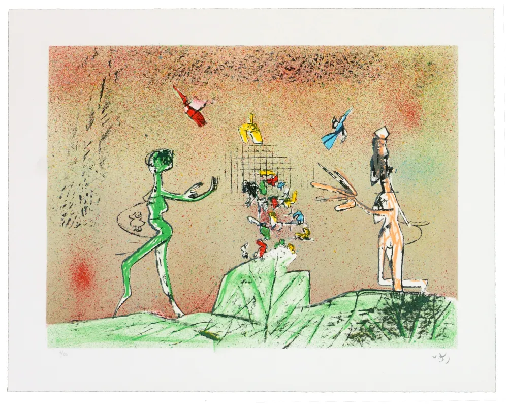 リトグラフ Matta - All Cosmicstrippers XIII