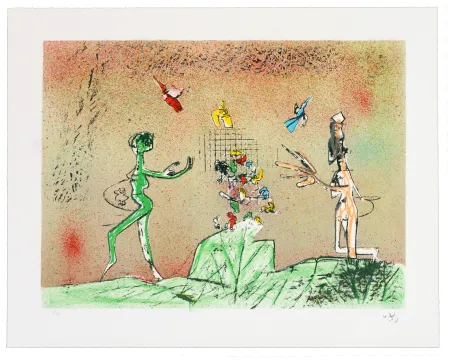 リトグラフ Matta - All Cosmicstrippers XIII