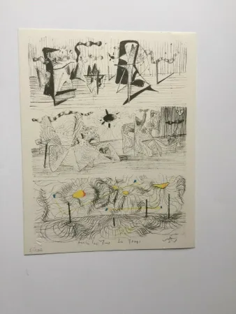 リトグラフ Matta - Architecture du temps (from Morfolgie Verbali)