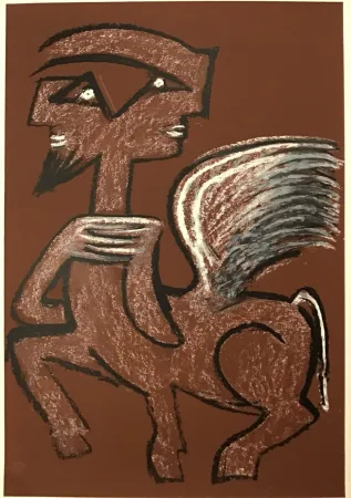 シルクスクリーン Matta - Centaure hermaphrodite