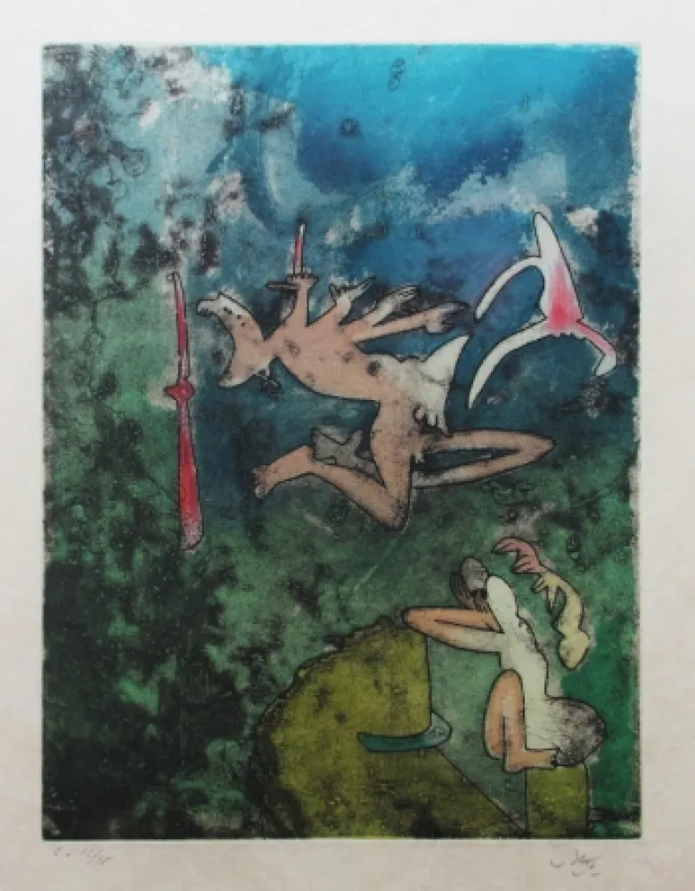 エッチングと　アクチアント Matta - Centre noeuds (Planche 1)