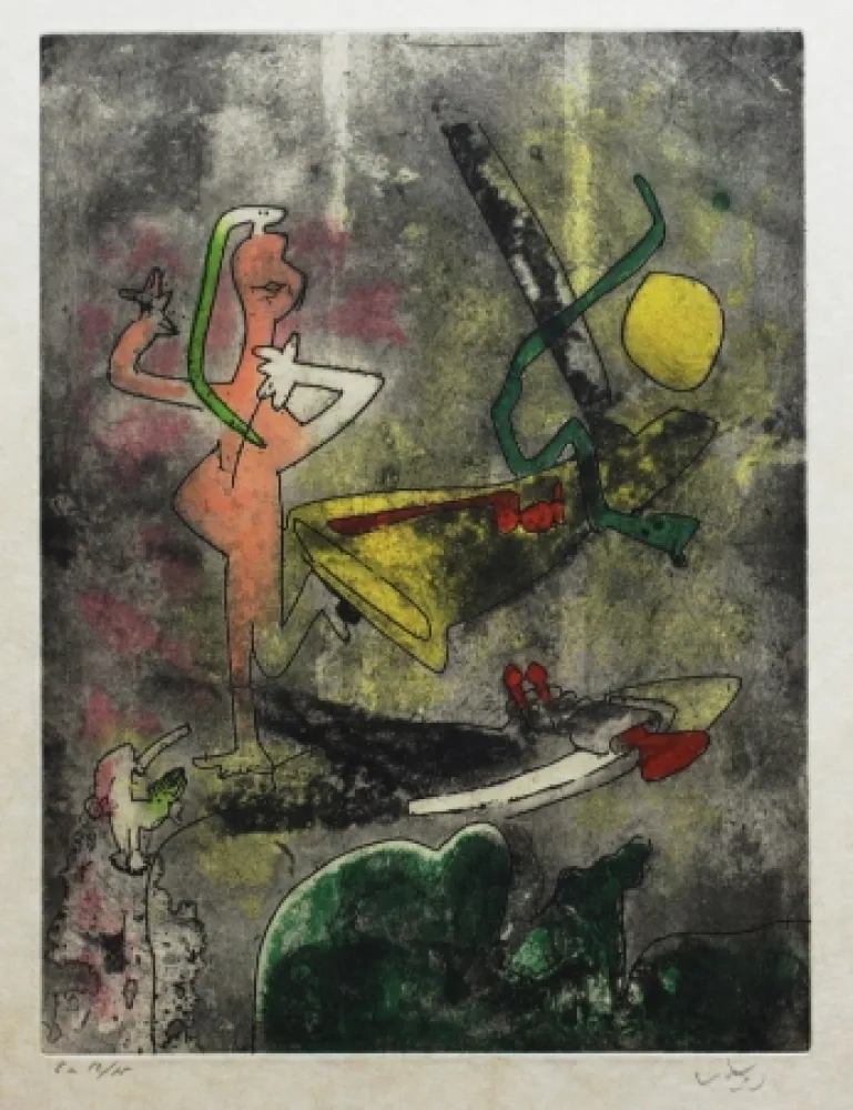 エッチングと　アクチアント Matta - Centre noeuds (Planche 3)