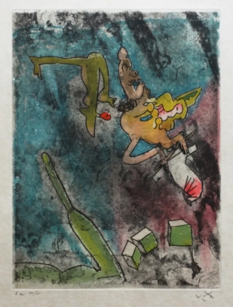 エッチングと　アクチアント Matta - Centre noeuds (Planche 7)