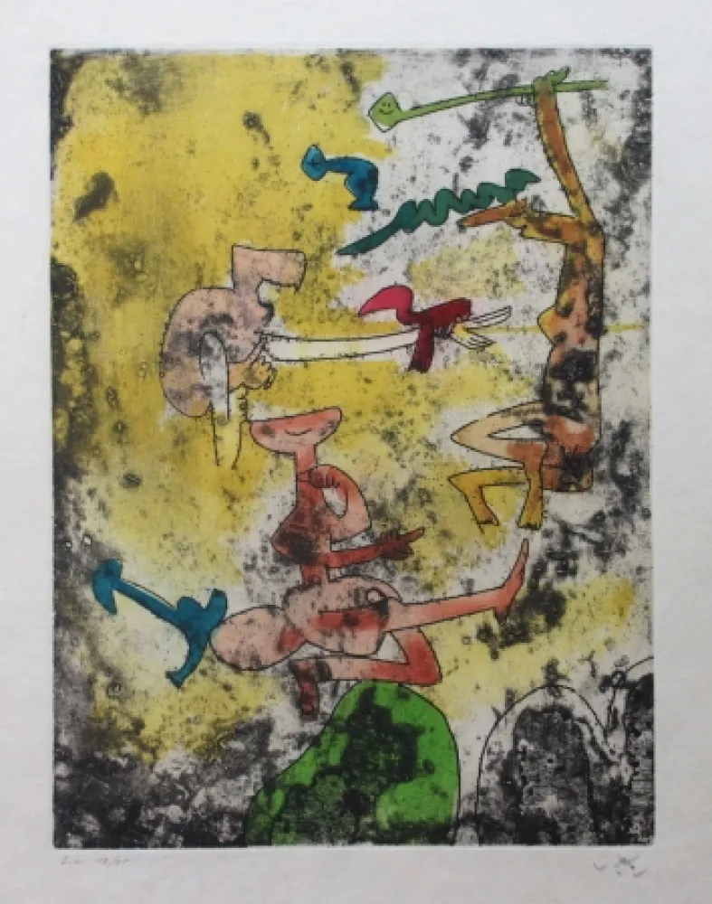 エッチングと　アクチアント Matta - Centre noeuds (Planche 9)