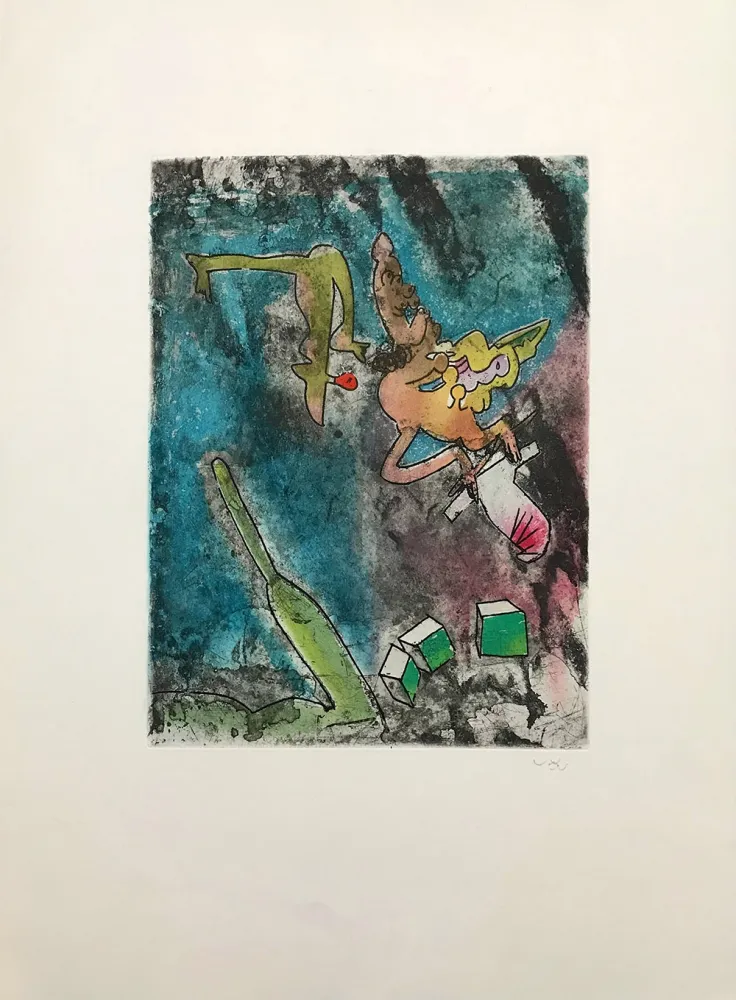 エッチングと　アクチアント Matta - Centre Noeuds – Plate 7 