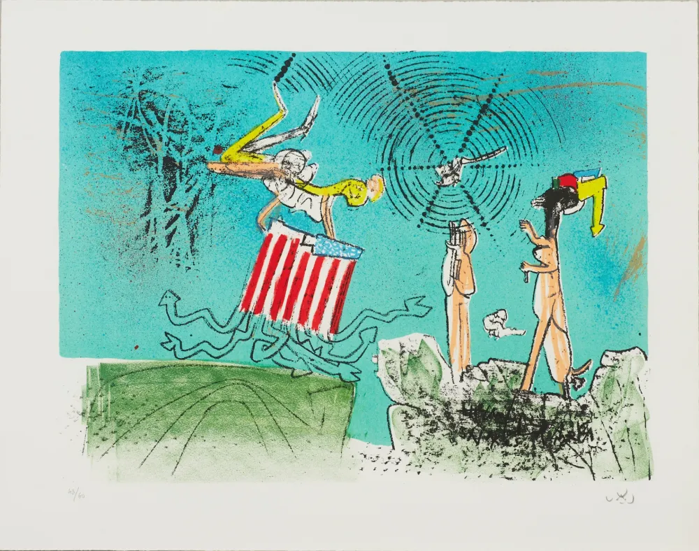 リトグラフ Matta - Comique Trippe