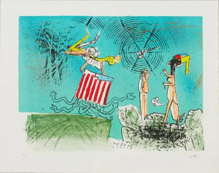 リトグラフ Matta - Comique Trippe