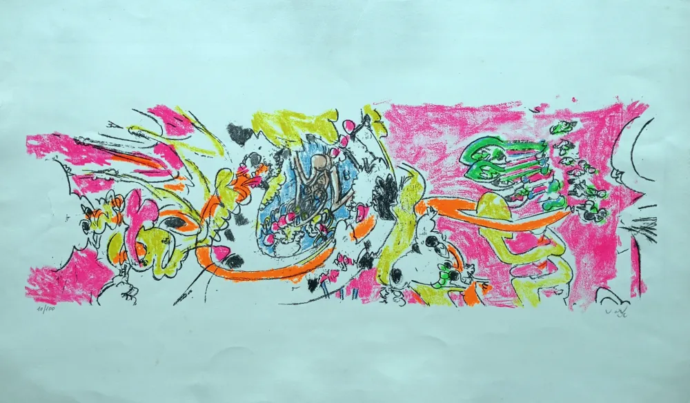 リトグラフ Matta - Composition 1