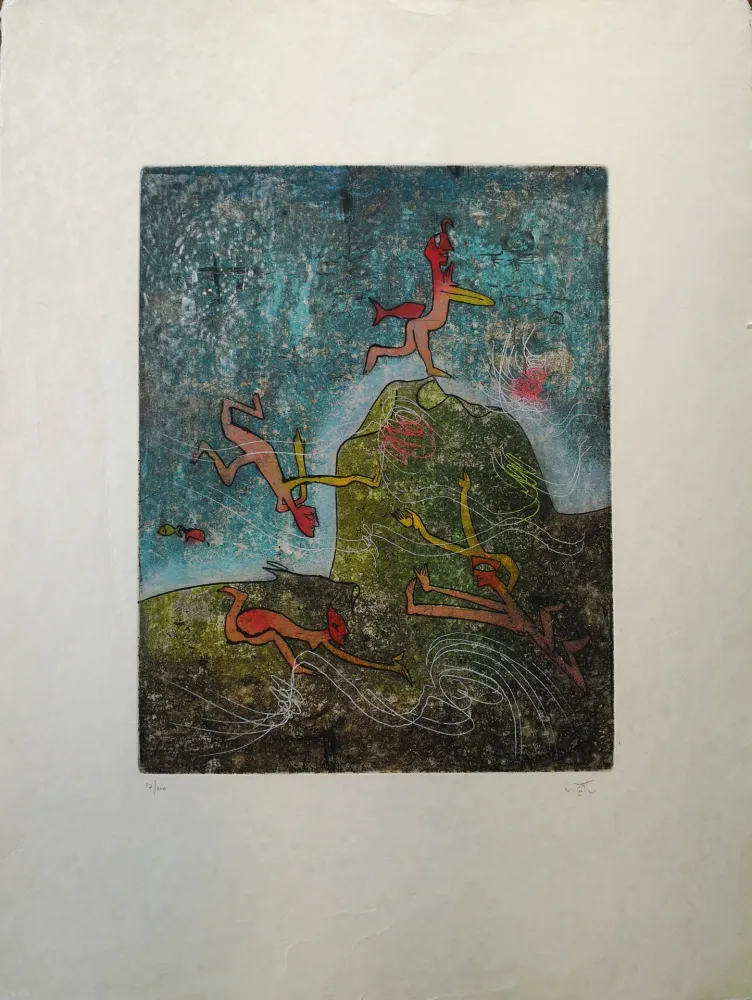 エッチング Matta - Composition