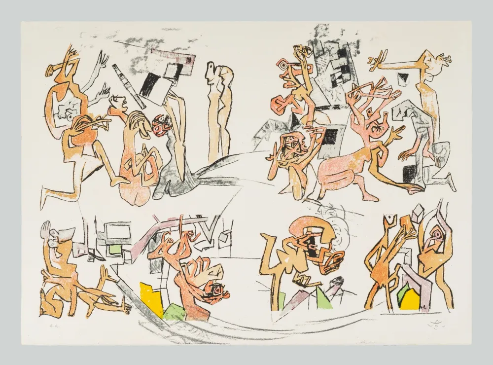 シルクスクリーン Matta - Composizione