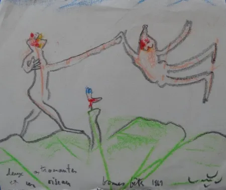 技術的なありません Matta - Deux astronautes et un oiseau