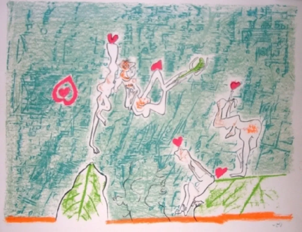 リトグラフ Matta - Douze heures