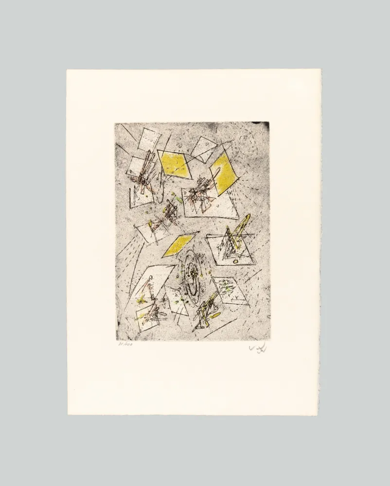 彫版 Matta - Droites libérées