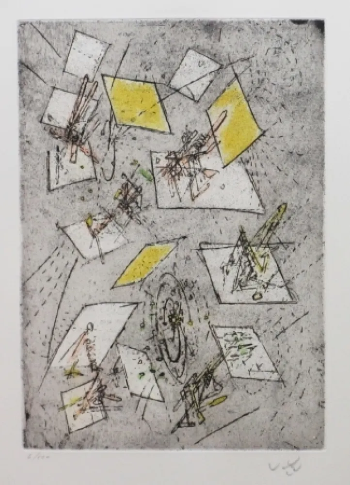 エッチングと　アクチアント Matta - Droites libérées (planche 10)