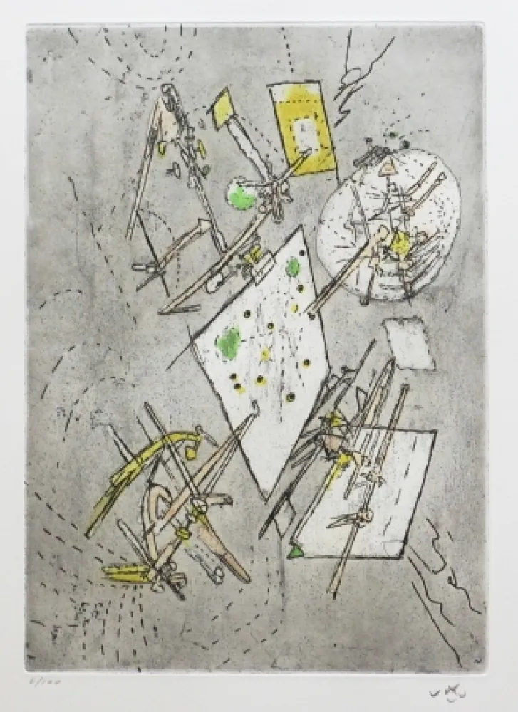 エッチングと　アクチアント Matta - Droites libérées (Planche 13)