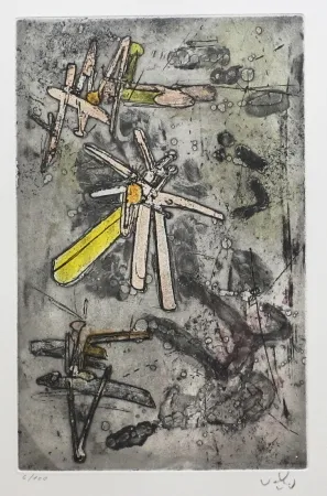 エッチングと　アクチアント Matta - Droites libérées (Planche 14)