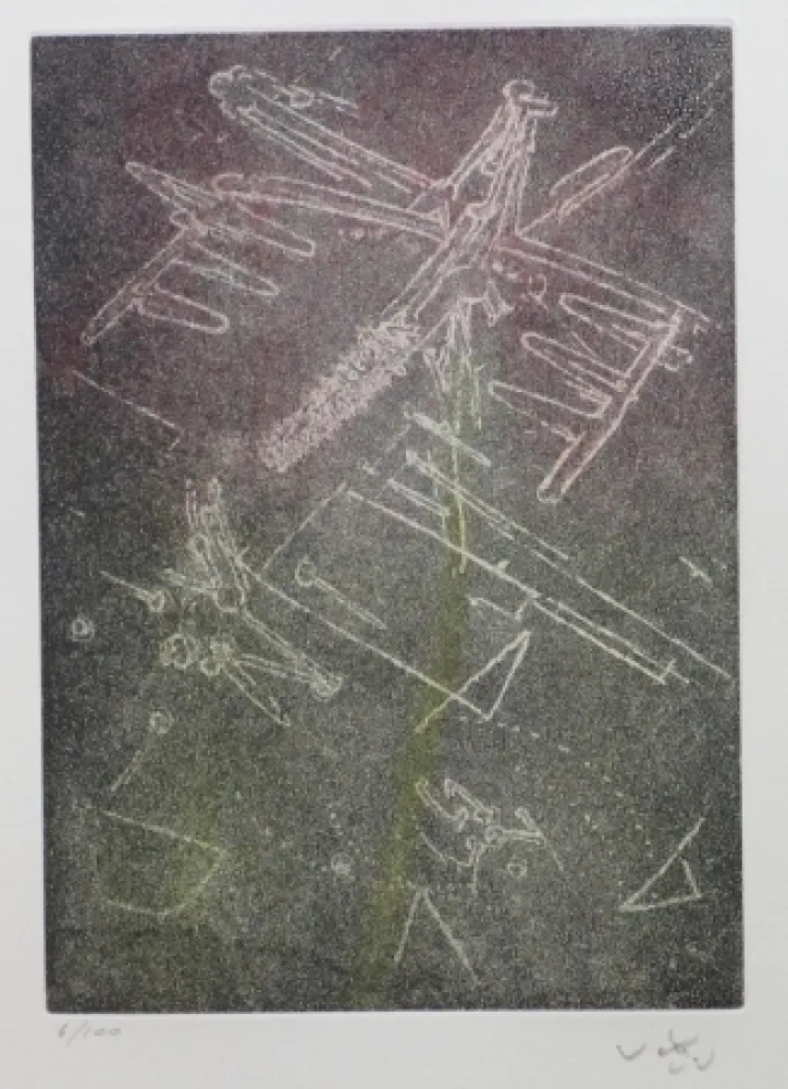 エッチングと　アクチアント Matta - Droites libérées (planche 8)