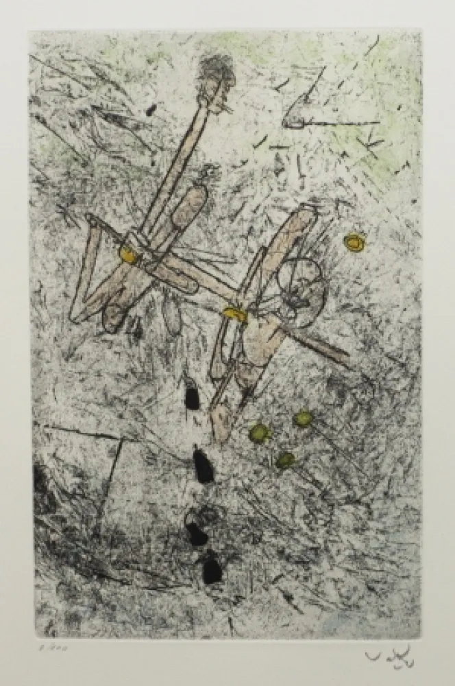 エッチングと　アクチアント Matta - Droites libérées (planche2)