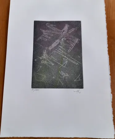 彫版 Matta - Droites Liberees, plate IV