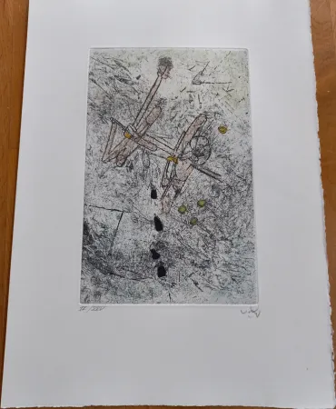 彫版 Matta - Droites Liberees, plate V