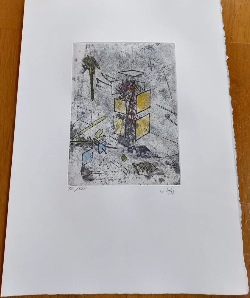 彫版 Matta - Droites Liberees, plate VII