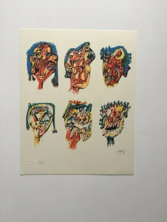 リトグラフ Matta - D'yeux (from Morfolgie Verbali)