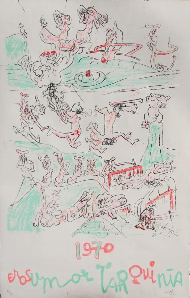 シルクスクリーン Matta - Erosumor Tarquinia