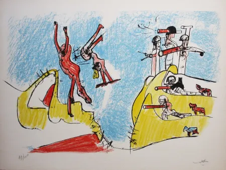 リトグラフ Matta - Had a Great Fall