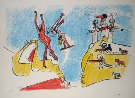 リトグラフ Matta - Had a great fall