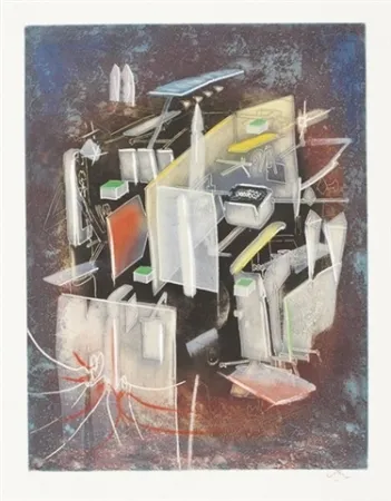 エッチングと　アクチアント Matta - Hom'mere III, suite complète 