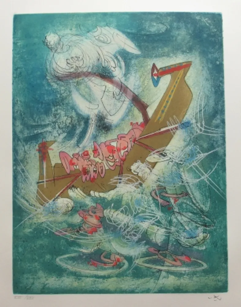 エッチングと　アクチアント Matta - Hom'mère - L'eautre (Planche 6)