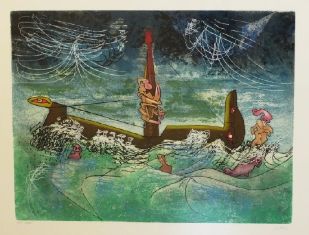 エッチングと　アクチアント Matta - Hom'mère - L'eautre (Planche 7)