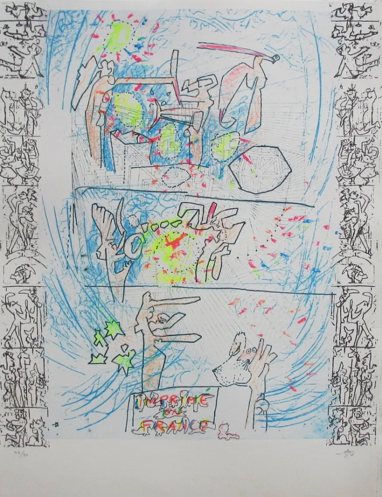 シルクスクリーン Matta - Imprimé en France