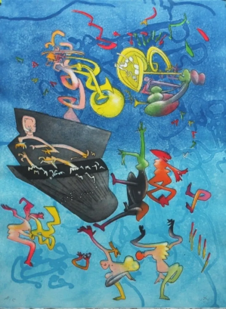 エッチングと　アクチアント Matta - Jazz Band II