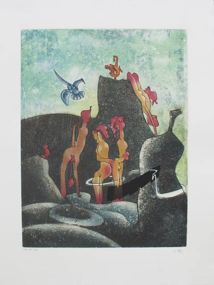 エッチングと　アクチアント Matta - La Danse de la mort 3